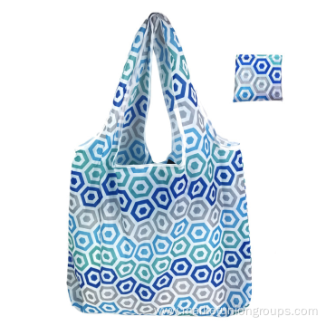 Reusable Folding Shopping Tote Bag Fits in Pocket Eco-Friendly shopping bag